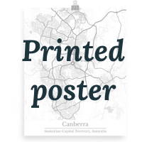 Printed poster